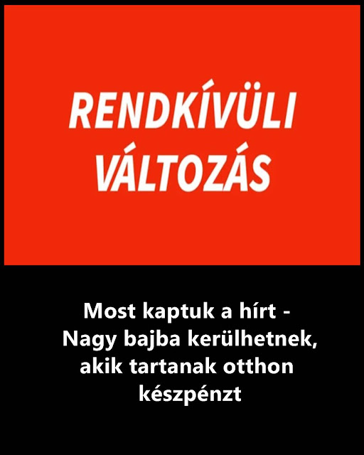 Most kaptuk a hírt – Nagy bajba kerülhetnek, akik tartanak otthon készpénzt